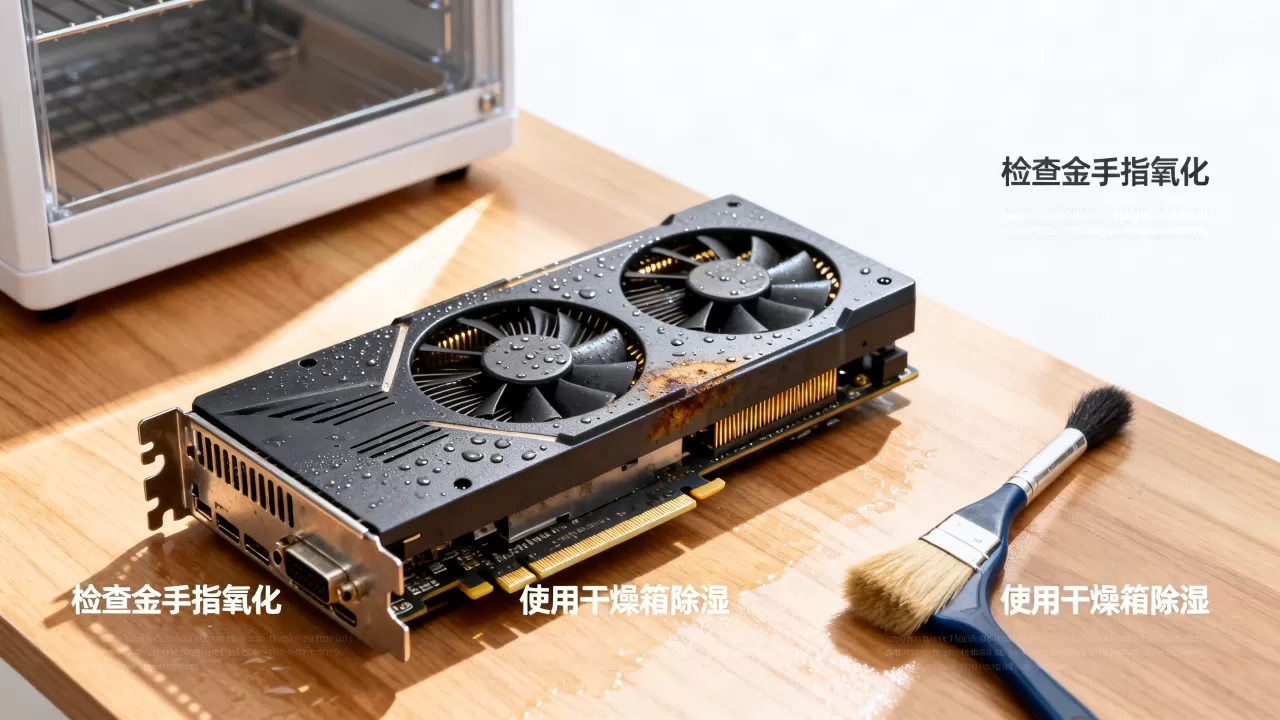 电脑显卡受潮了怎么办，电脑显卡受潮
