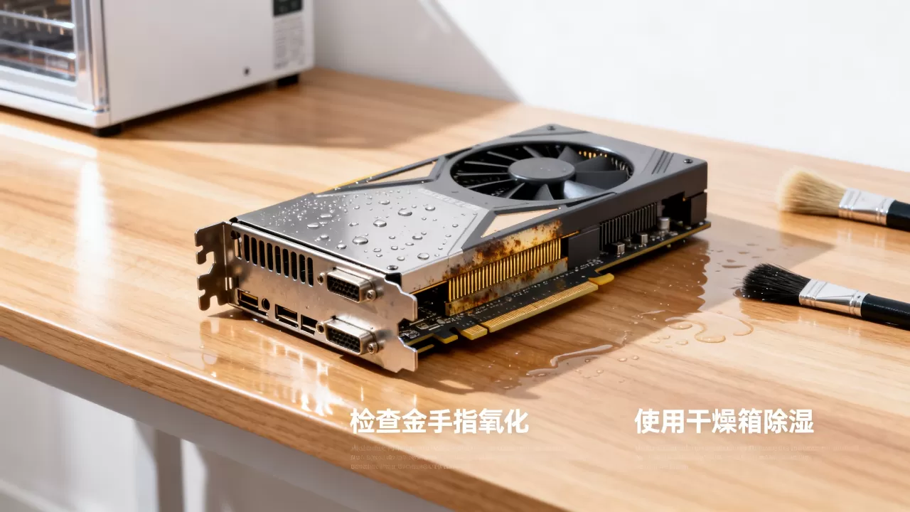 电脑显卡受潮了怎么办，电脑显卡受潮