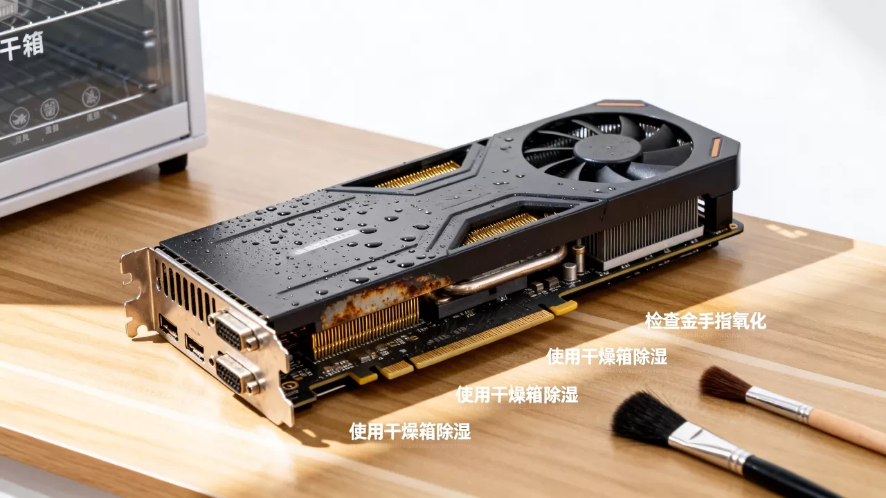 电脑显卡受潮了怎么办，电脑显卡受潮