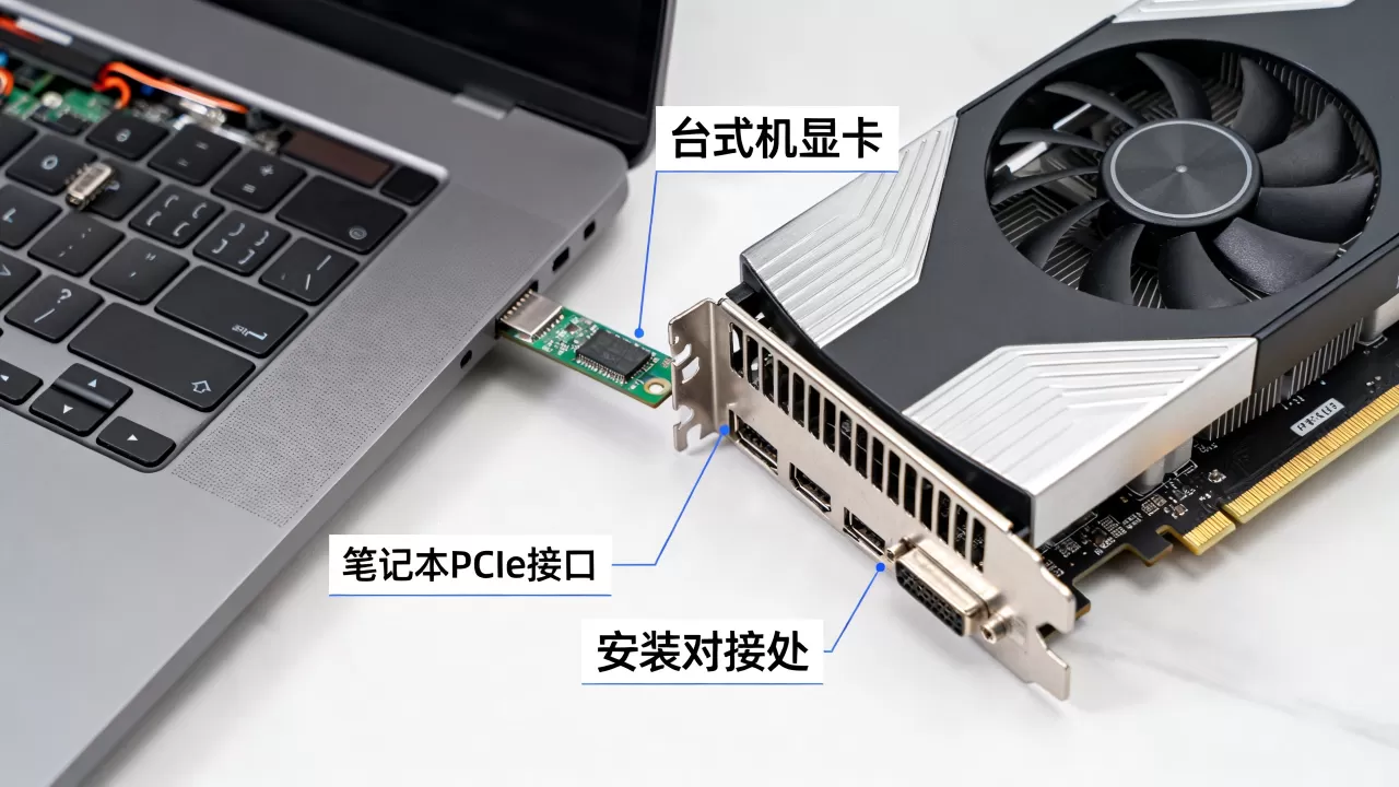 笔记本能装台式机显卡吗，笔记本升级台式机显卡