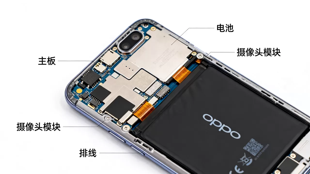 oppo手机结构是什么样的，oppo手机内部构造详解