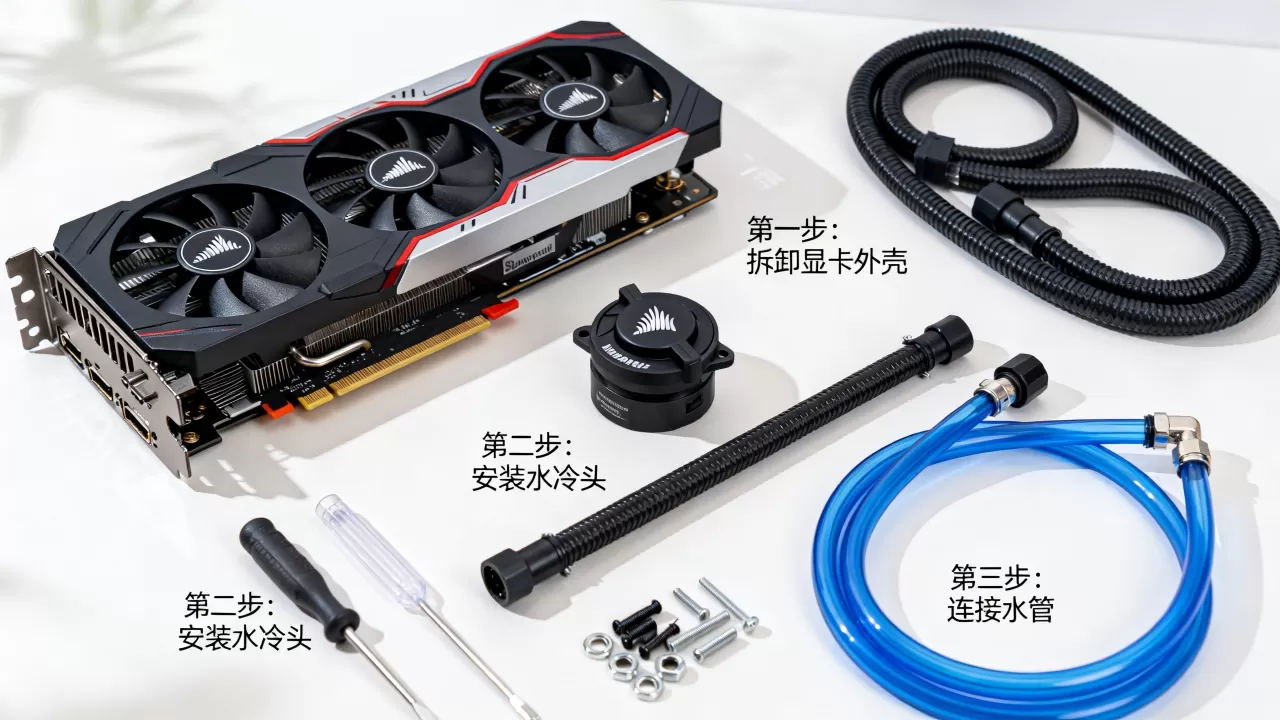 海盗船显卡水冷安装教程，海盗船显卡水冷