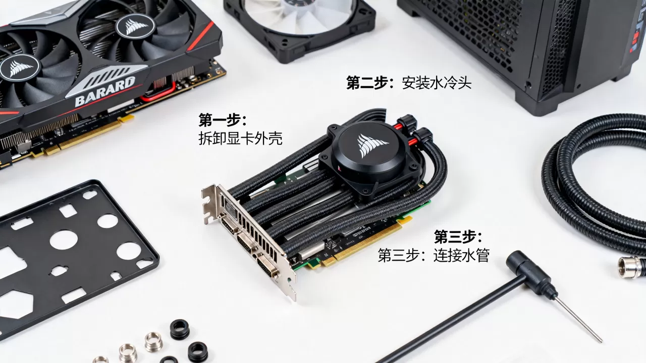 海盗船显卡水冷安装教程，海盗船显卡水冷