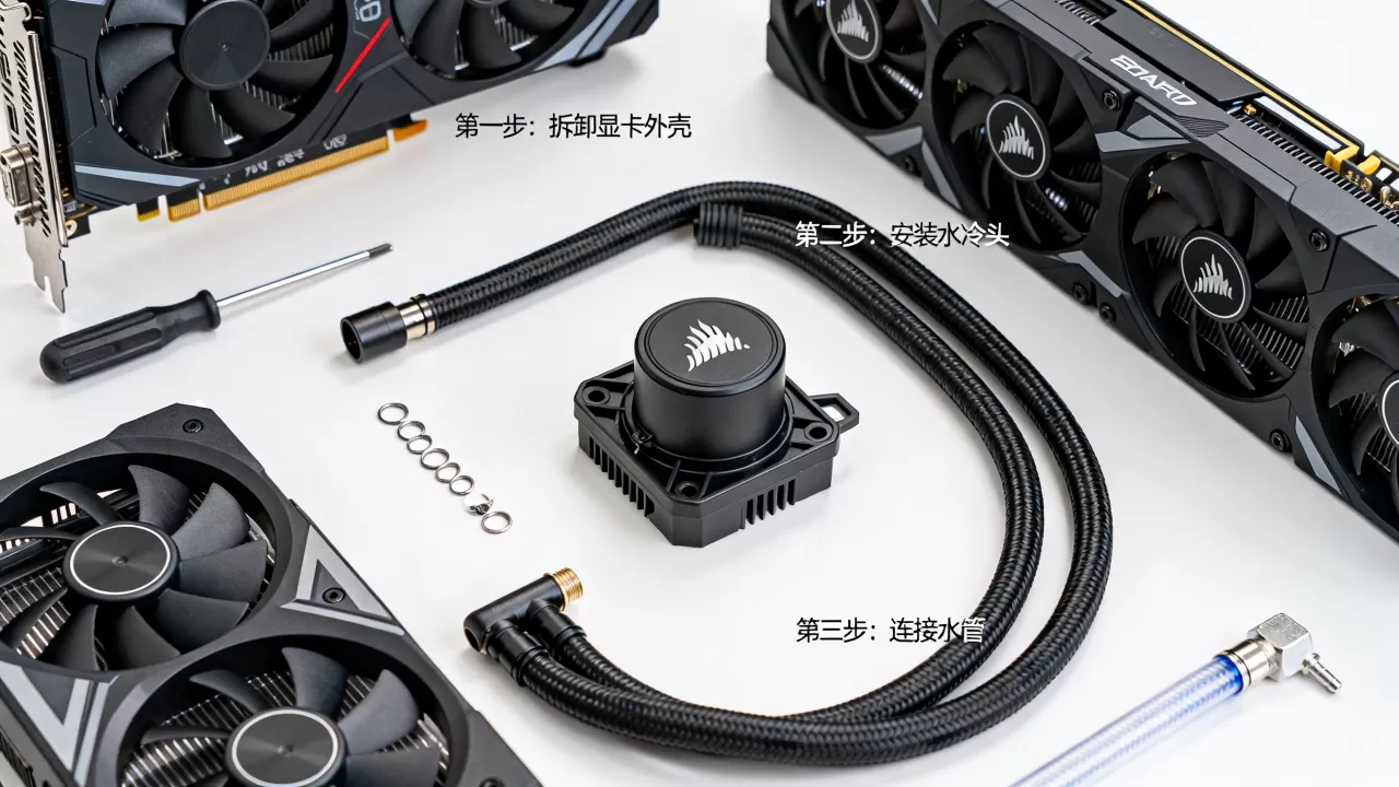 海盗船显卡水冷安装教程，海盗船显卡水冷