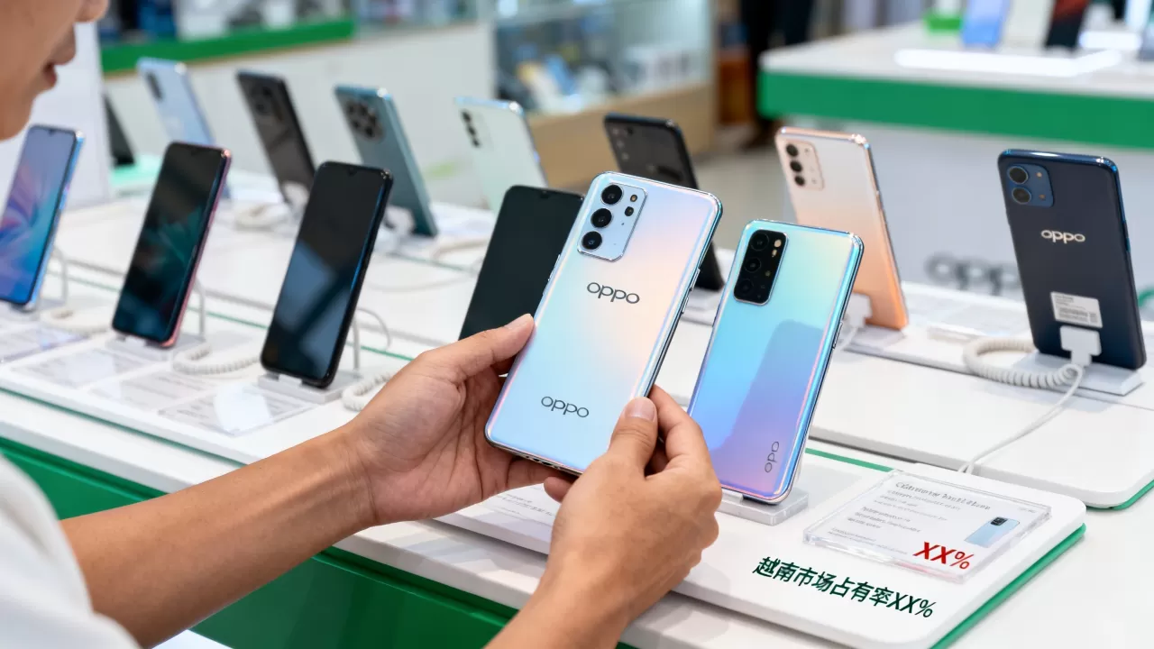 为什么越南都用oppo,越南手机市场品牌占有率 为什么越南都用oppo,越南手机市场品牌占有率