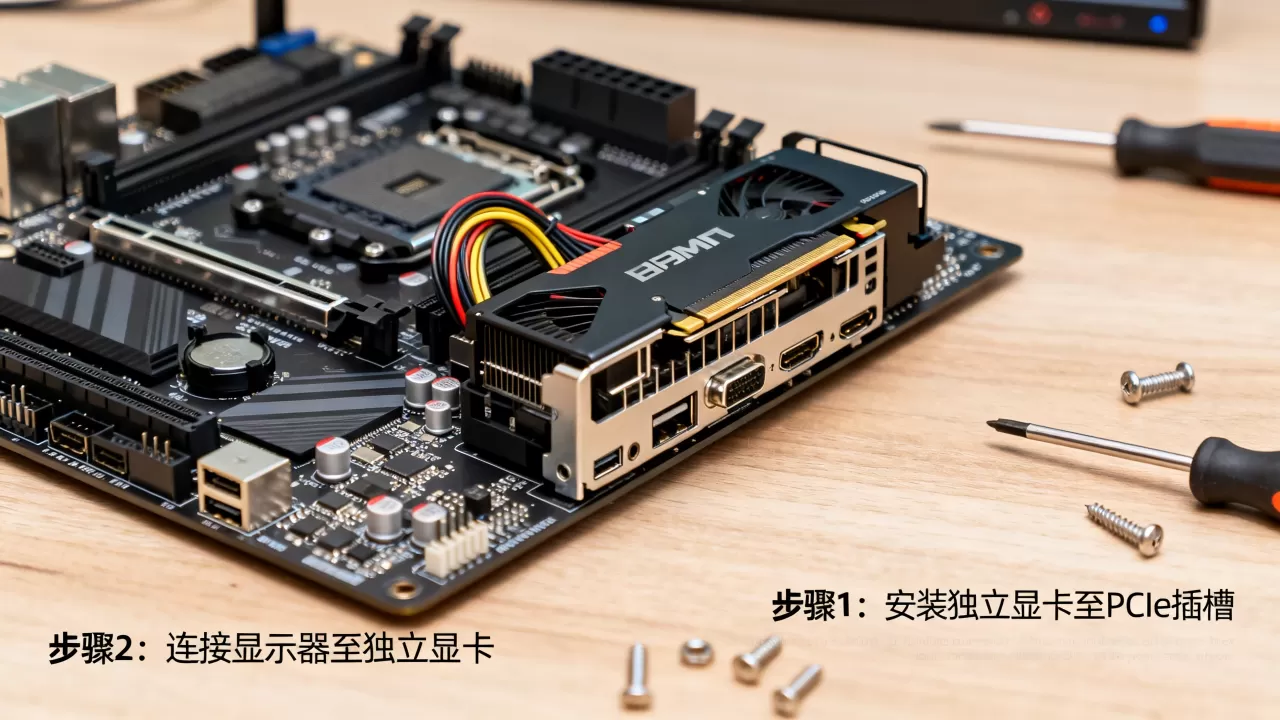 主板不集成显卡怎么亮机，主板不集成显卡