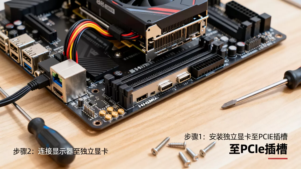 主板不集成显卡怎么亮机，主板不集成显卡