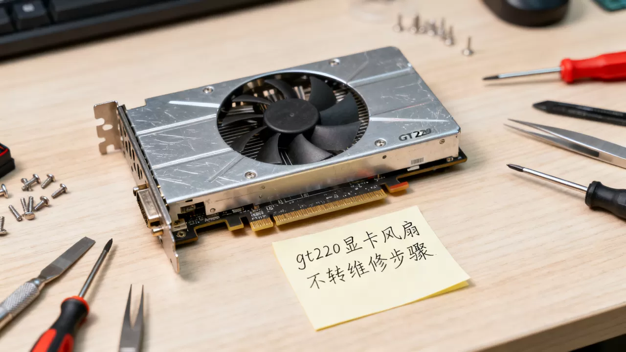 gt220显卡风扇不转怎么修，gt220显卡风扇