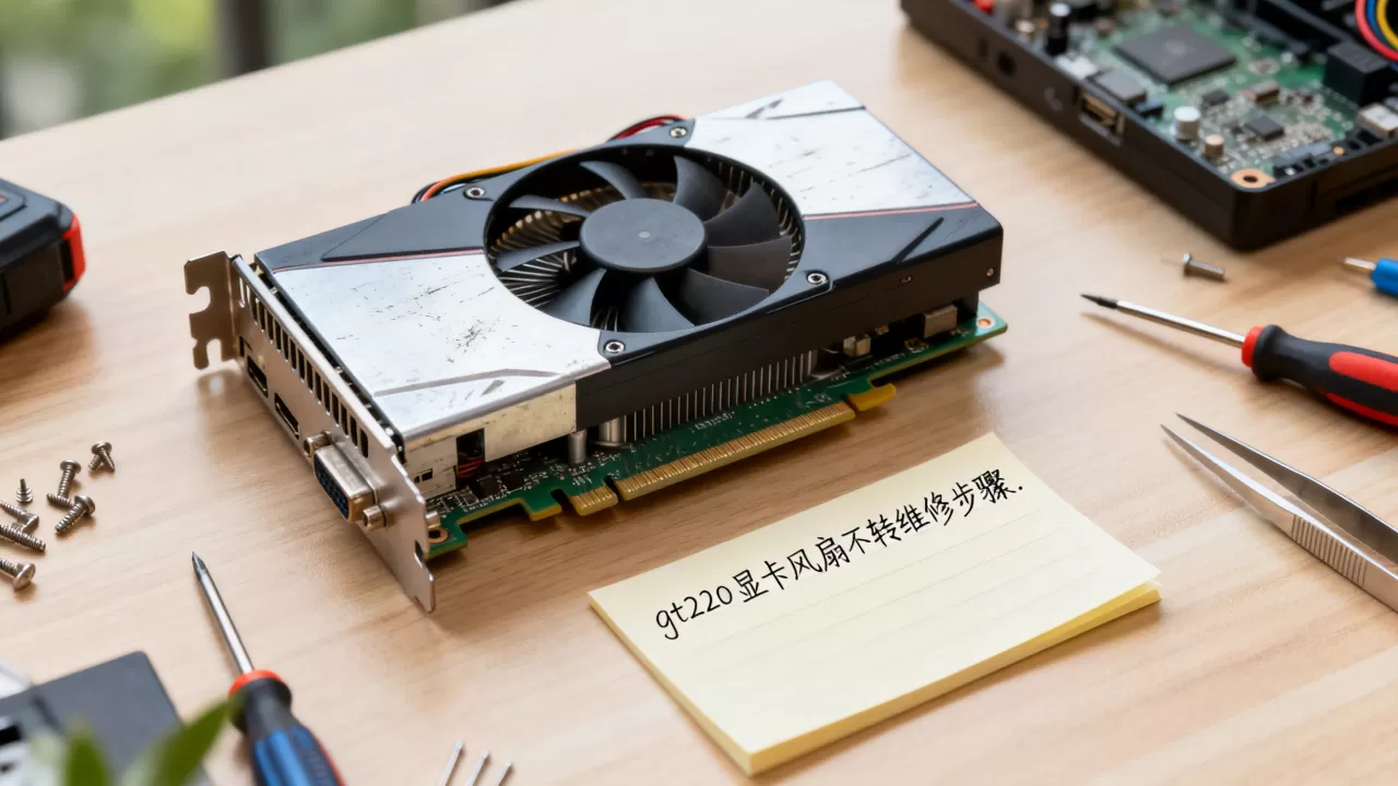 gt220显卡风扇不转怎么修，gt220显卡风扇
