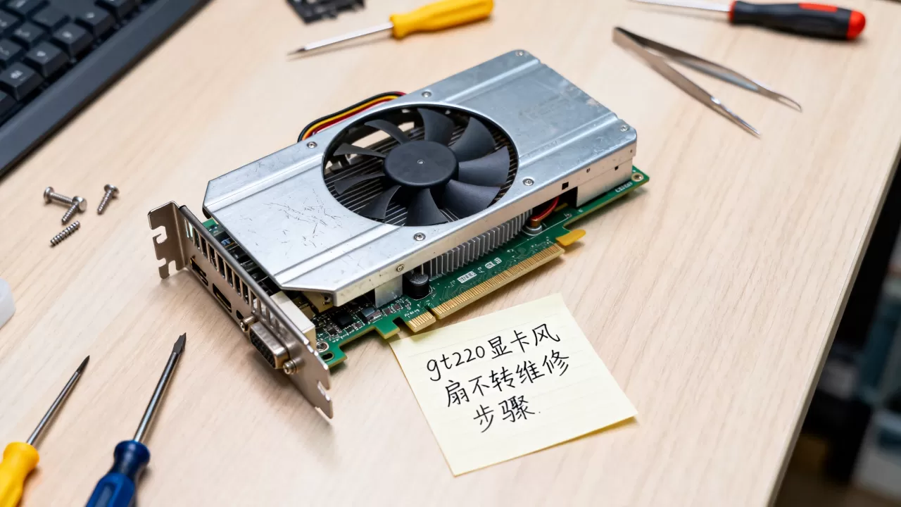 gt220显卡风扇不转怎么修，gt220显卡风扇
