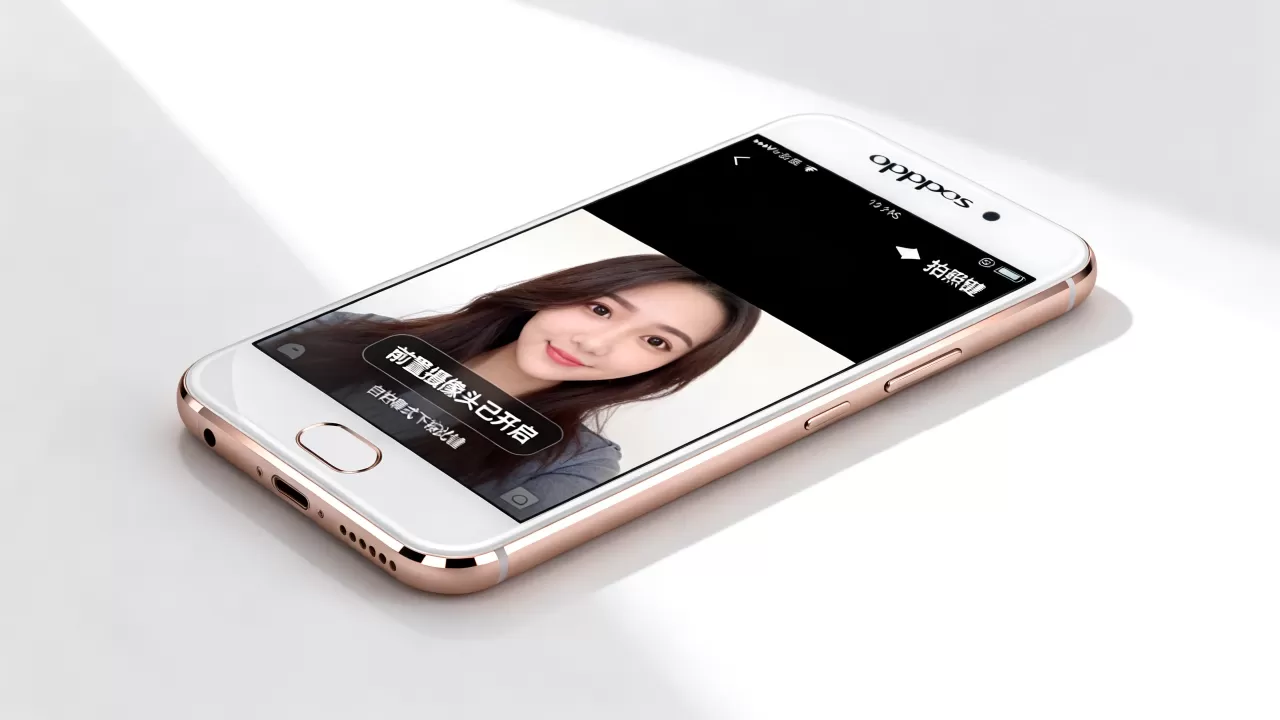 oppor9s自拍按什么键，oppo r9s拍照键在哪里