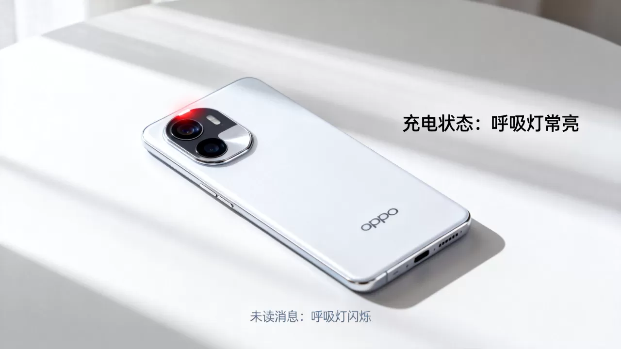 oppo手机呼吸灯是什么原因，oppo手机呼吸灯闪烁代表什么