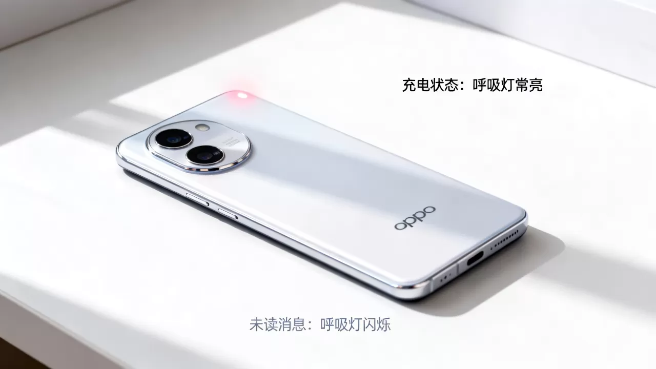 oppo手机呼吸灯是什么原因，oppo手机呼吸灯闪烁代表什么