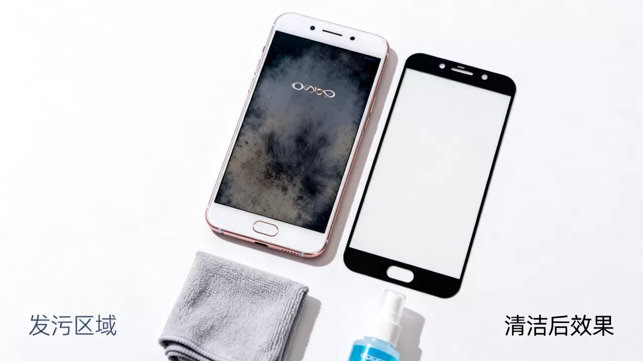 oppo r9为什么会污?oppo手机屏幕发污怎么办 oppo r9为什么会污?oppo手机屏幕发污怎么办