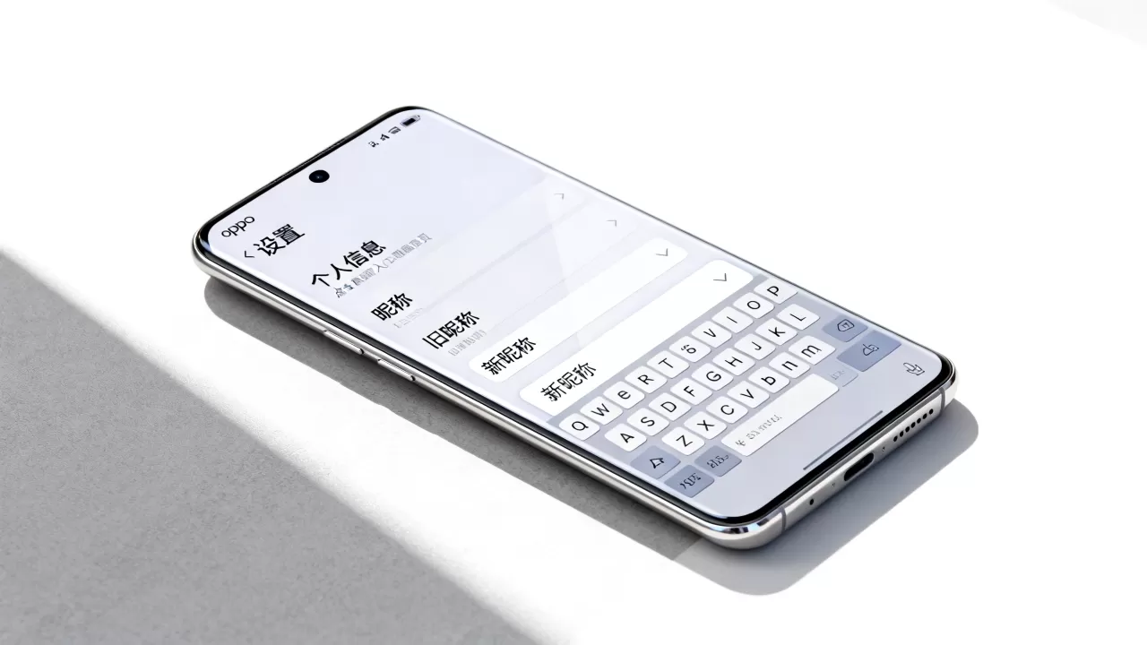 oppo怎么改名字叫什么名字，oppo手机怎么修改昵称