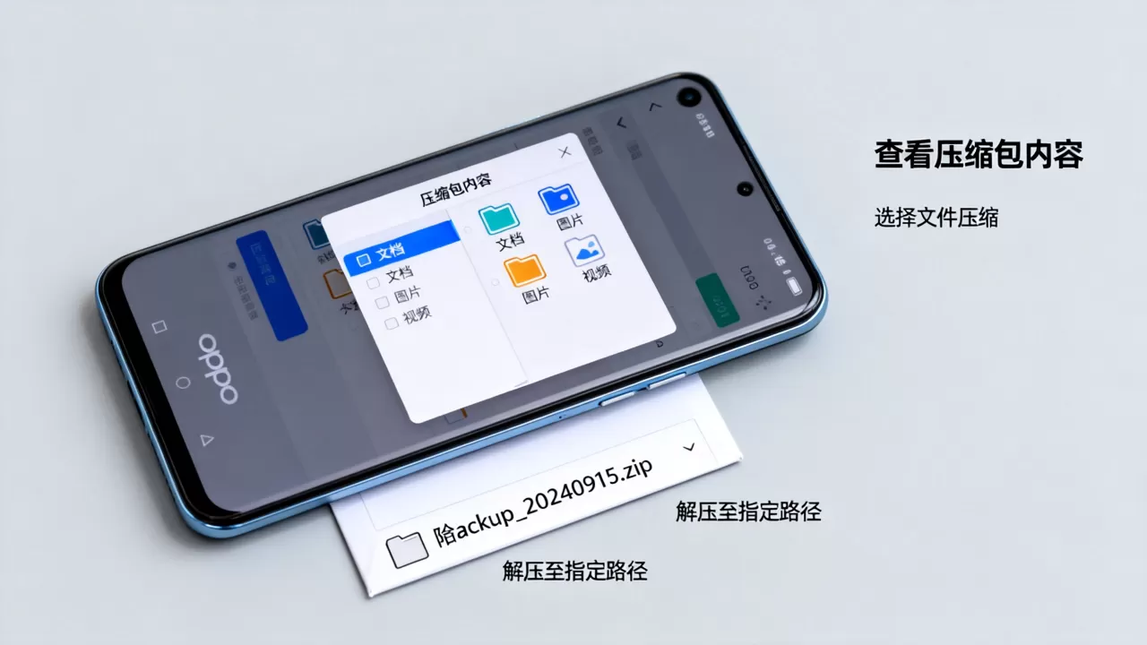 oppo压缩包里都有什么作用，oppo手机自带压缩软件怎么用