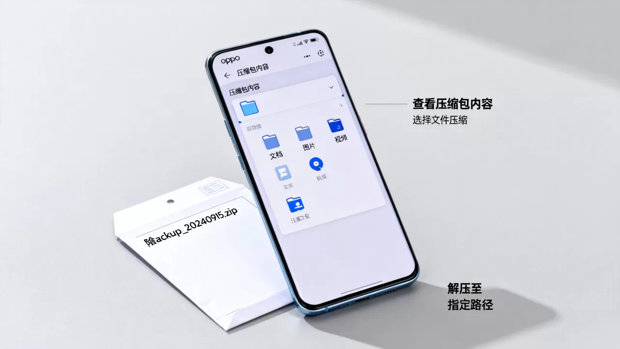 oppo压缩包里都有什么作用，oppo手机自带压缩软件怎么用