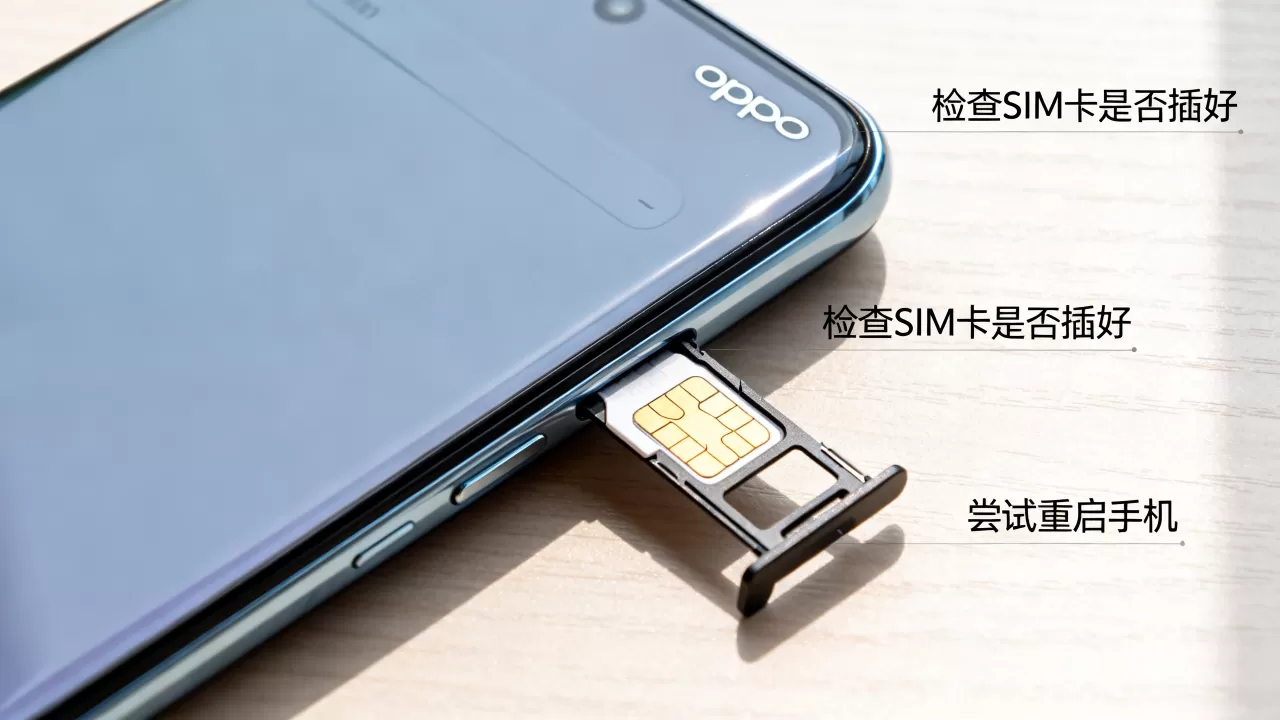 oppo上卡为什么不能用怎么回事啊，手机插卡没信号怎么办