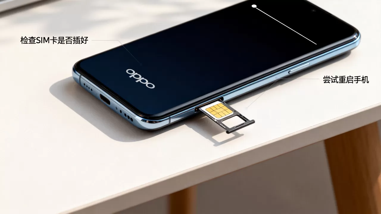 oppo上卡为什么不能用怎么回事啊，手机插卡没信号怎么办