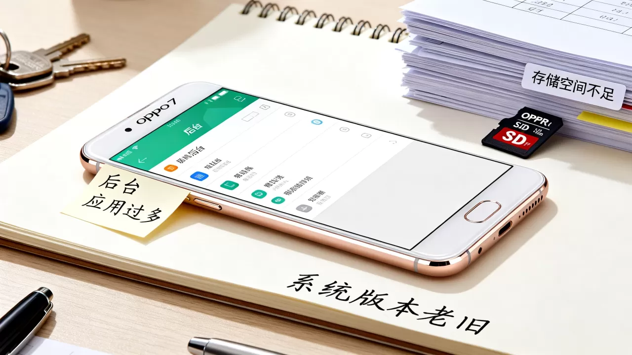 OPPOR7为什么会卡机，手机卡顿原因