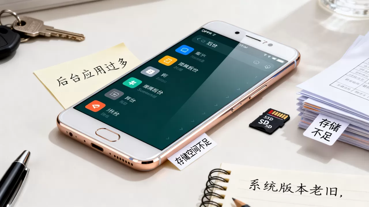 OPPOR7为什么会卡机，手机卡顿原因