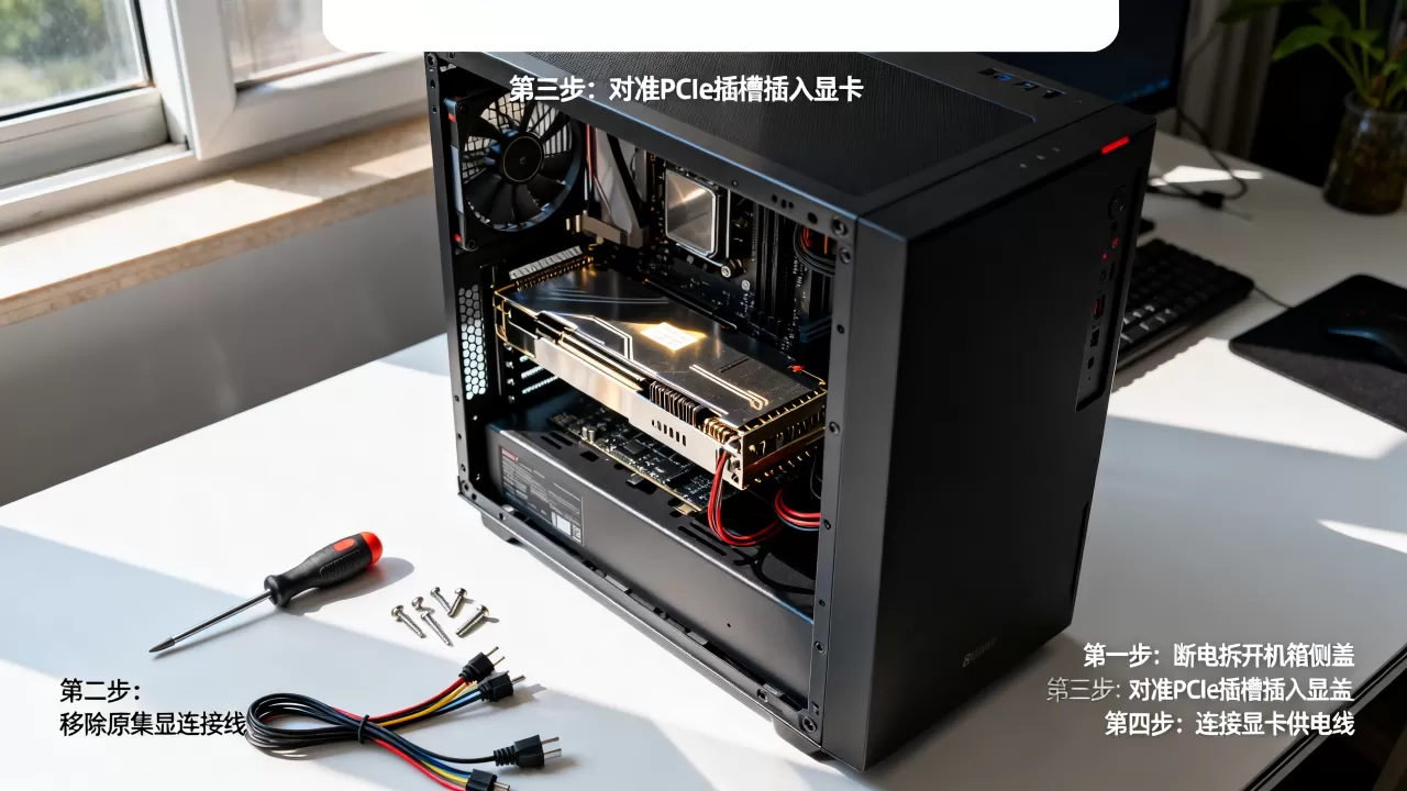 怎样加独立显卡，电脑加装独立显卡教程