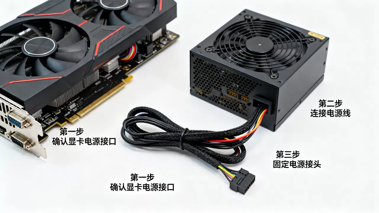 显卡电源怎么安装，显卡电源安装教程