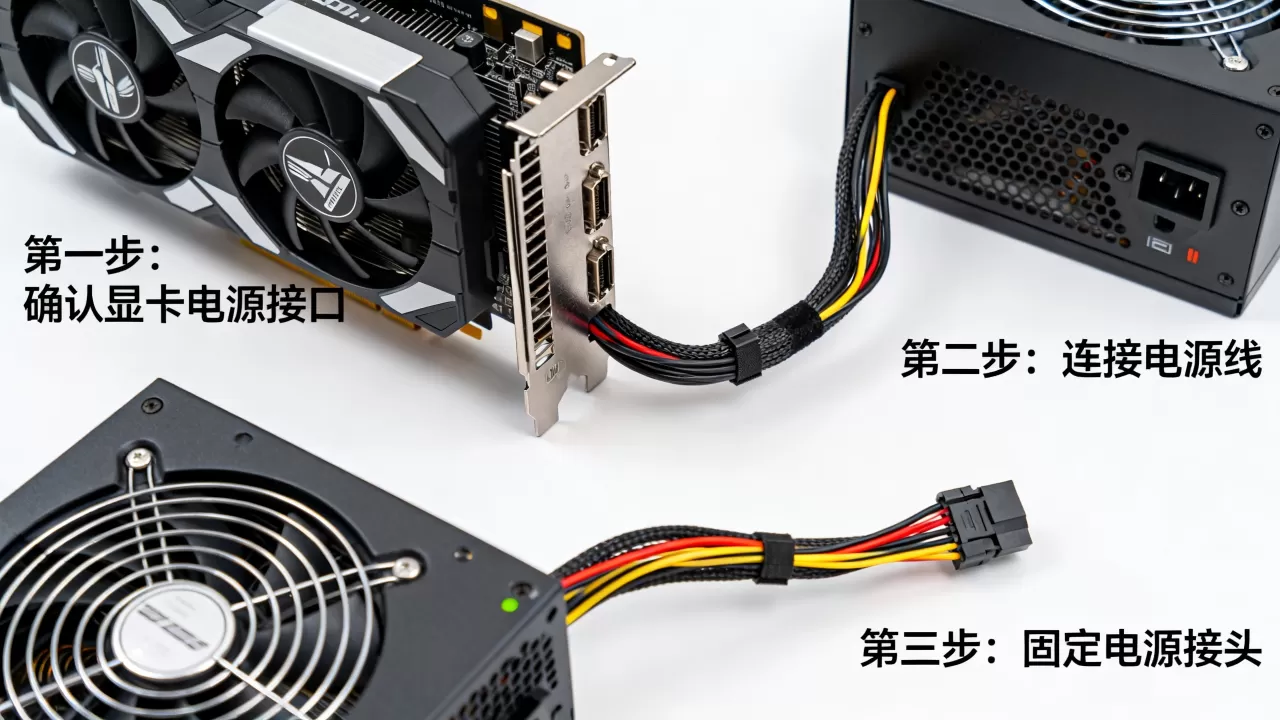 显卡电源怎么安装，显卡电源安装教程