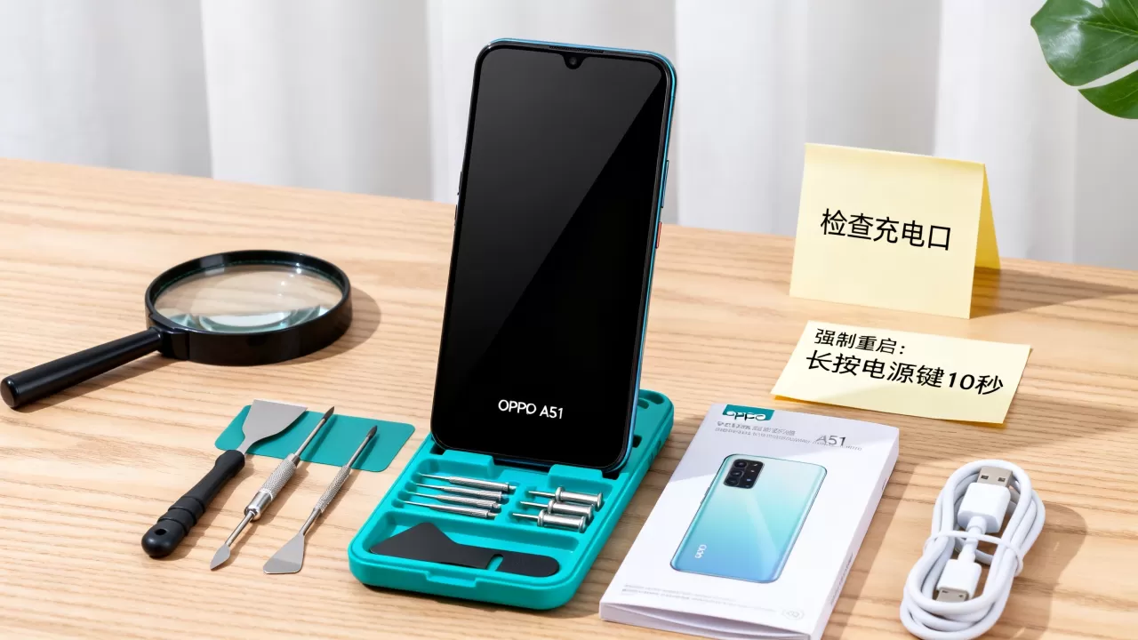 oppoa51为什么黑屏，oppoa51黑屏怎么解决