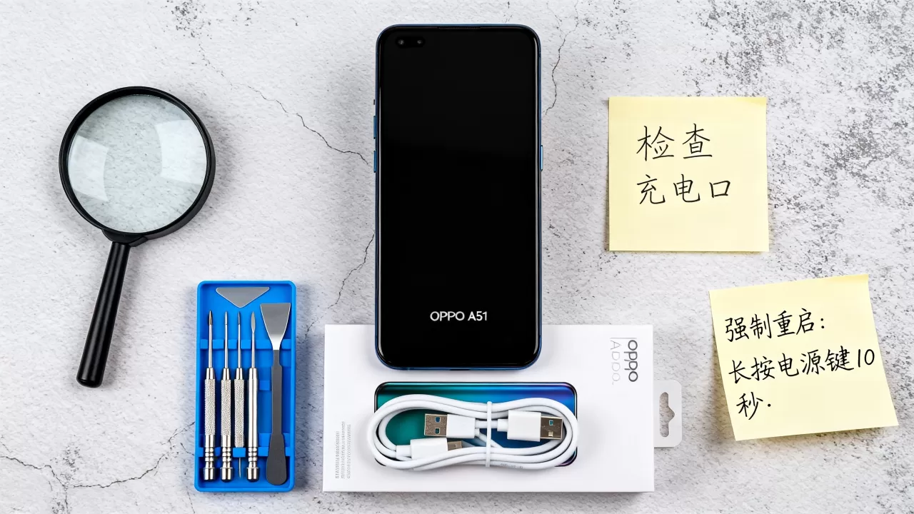 oppoa51为什么黑屏，oppoa51黑屏怎么解决