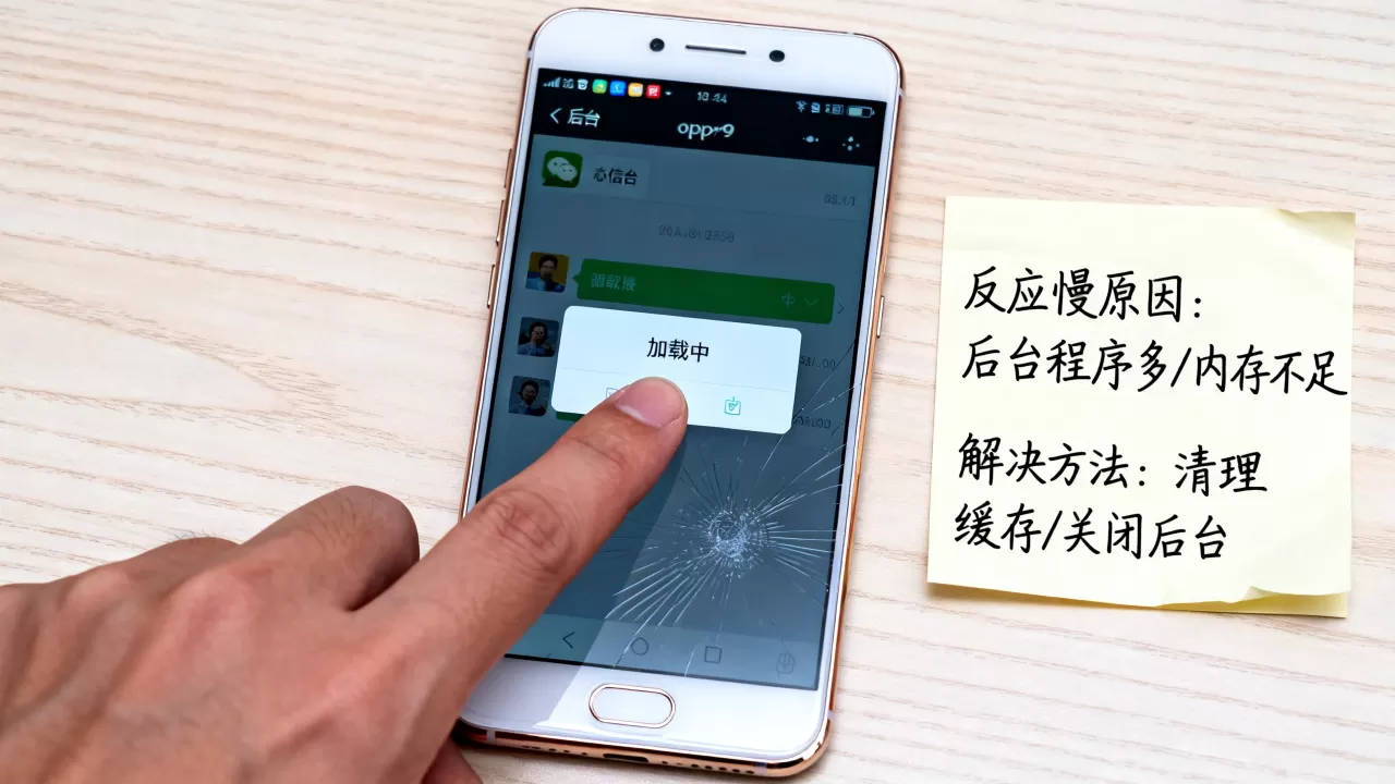oppor9反应慢是什么原因，手机卡顿变慢怎么办