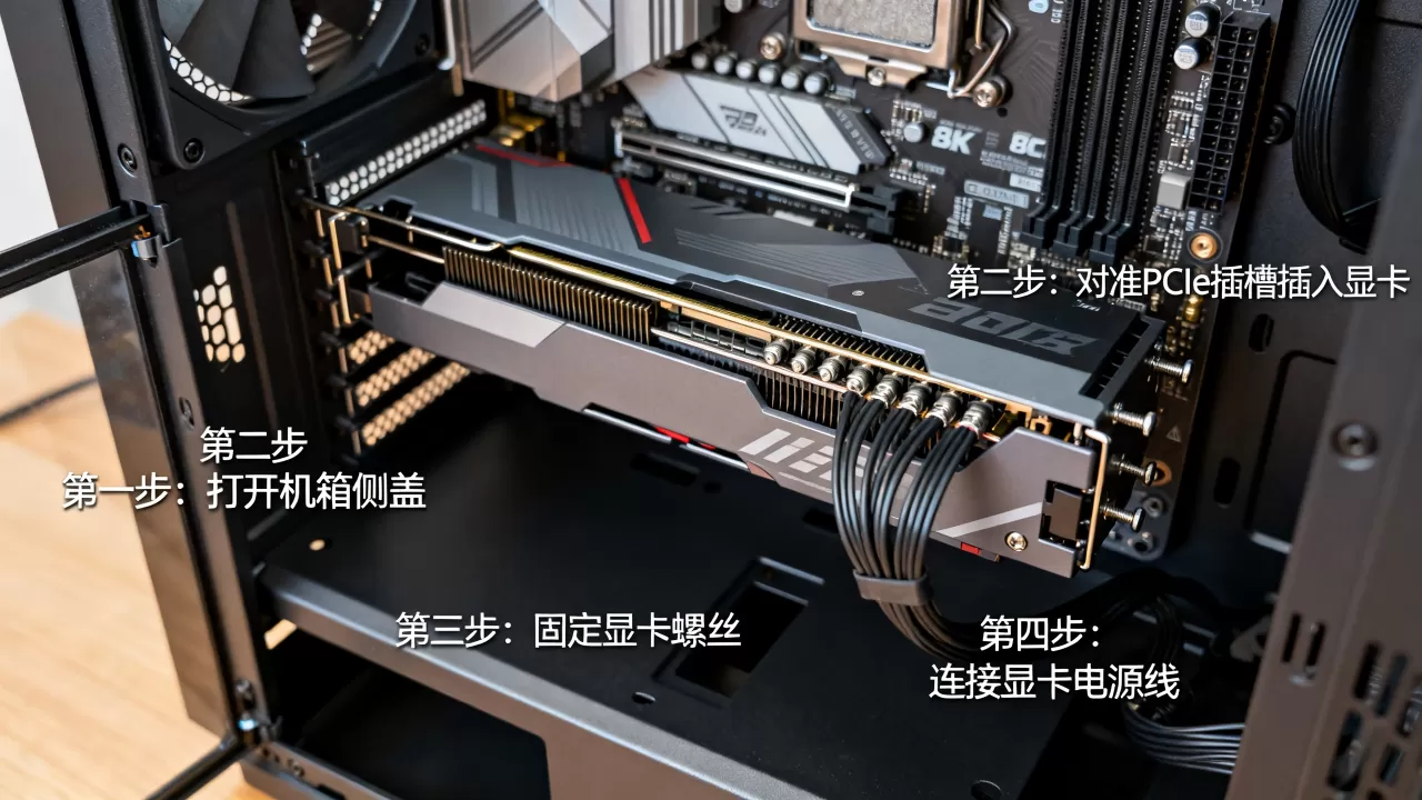 机箱怎么装显卡,显卡安装教程 机箱怎么装显卡,显卡安装教程