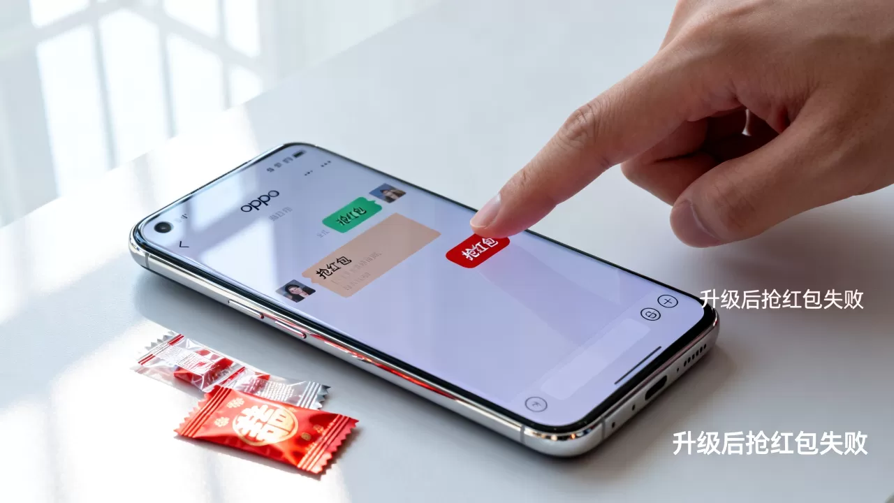 oppo手机升级了为什么抢不了红包，手机升级后抢红包失败