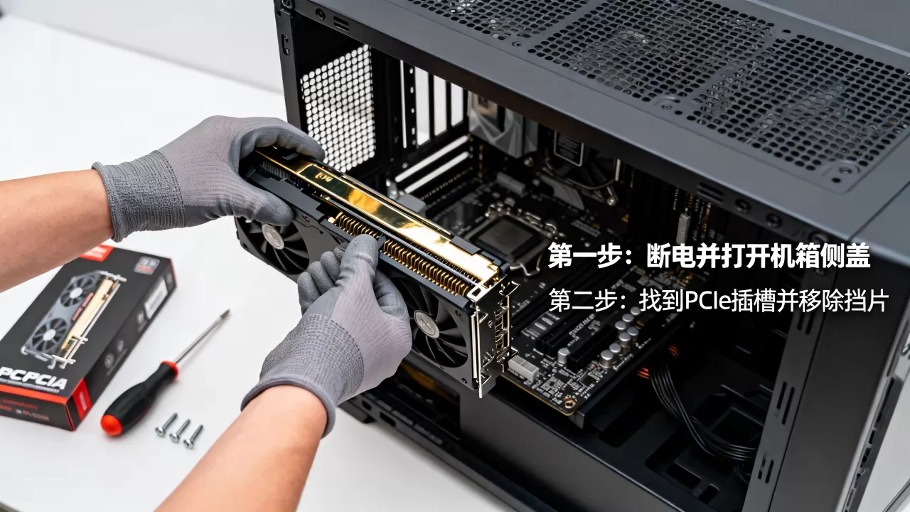 电脑怎样装显卡，电脑显卡安装教程