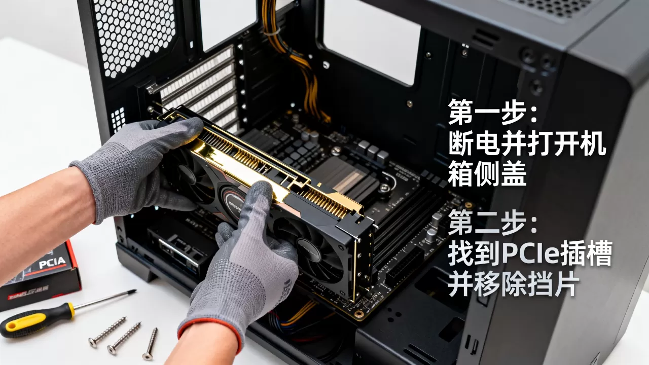 电脑怎样装显卡，电脑显卡安装教程