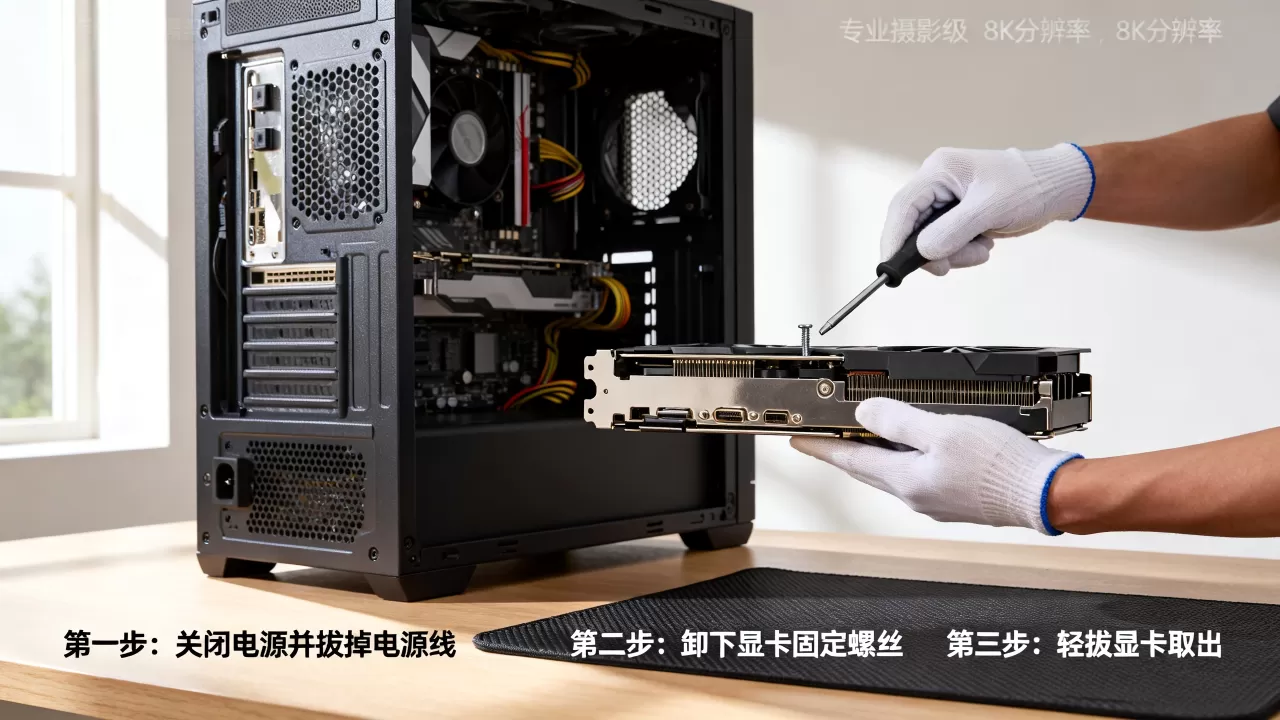 怎么打开电脑显卡，电脑显卡怎么安装