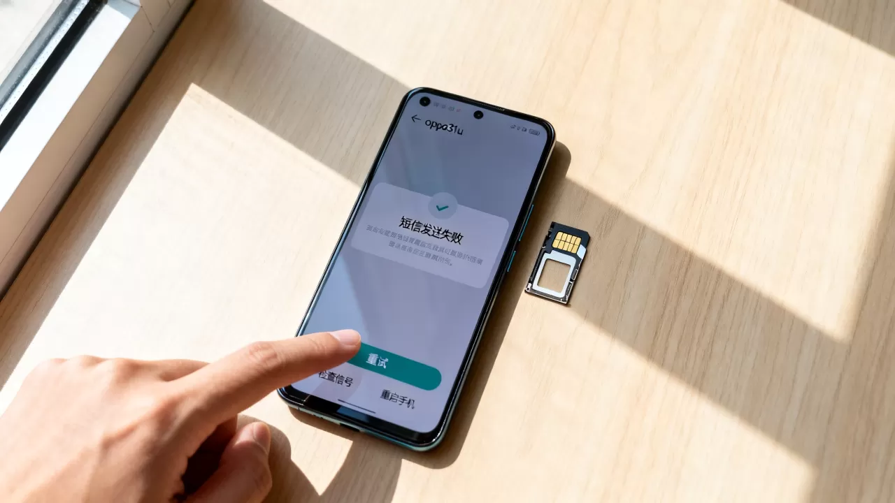 oppoa31u信息为什么发不出去，手机短信发送失败怎么办