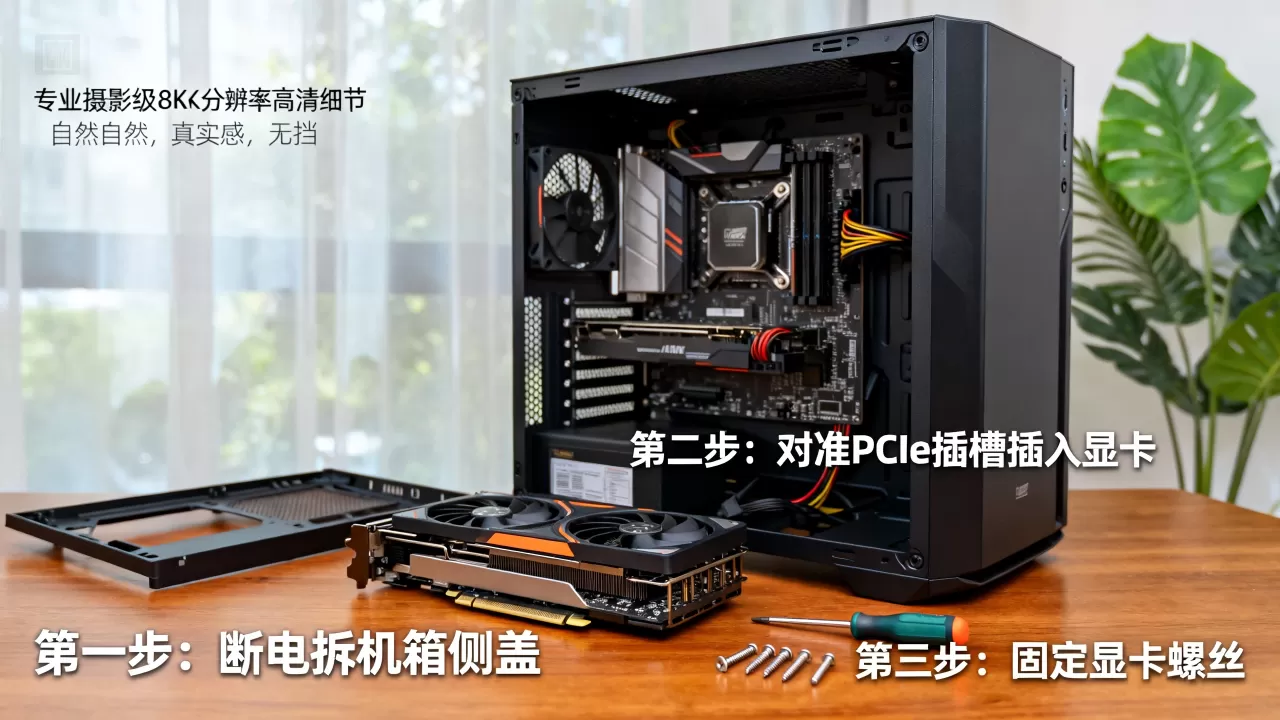 台式机独立显卡怎么安装，台式机独立显卡安装教程