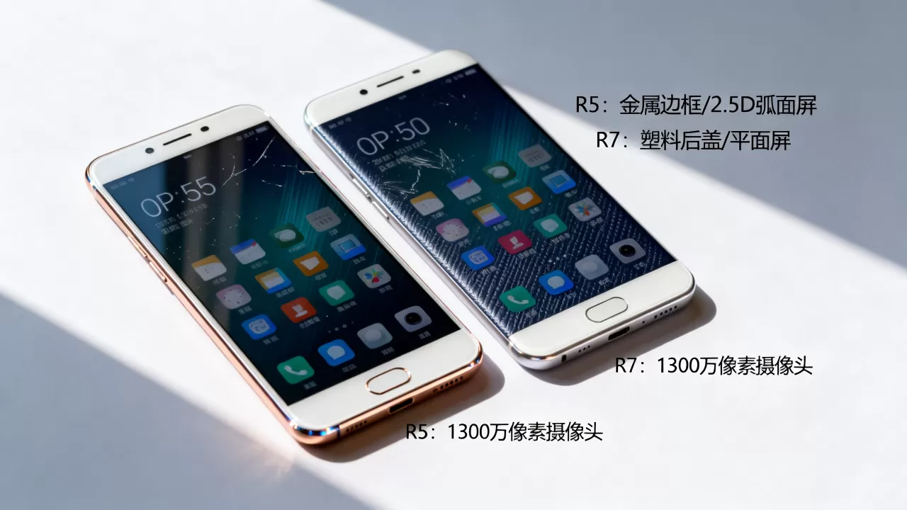 为什么oppo r5比r7贵，oppo r5和r7区别