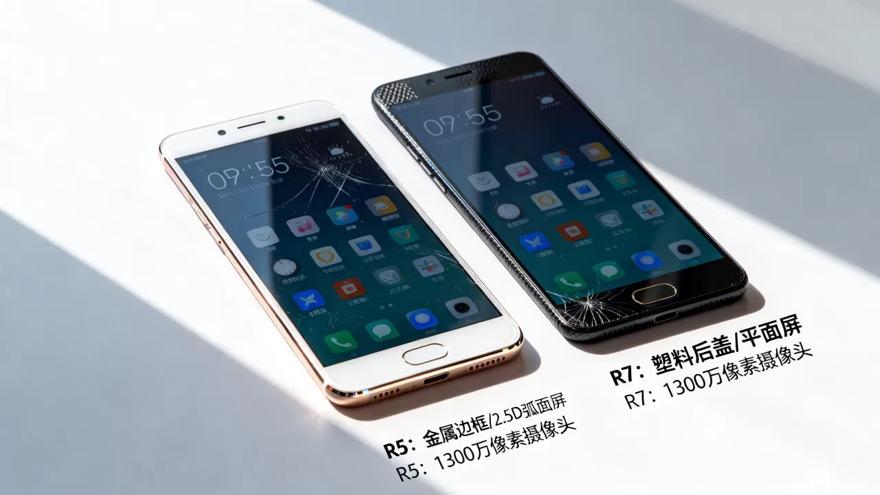 为什么oppo r5比r7贵，oppo r5和r7区别