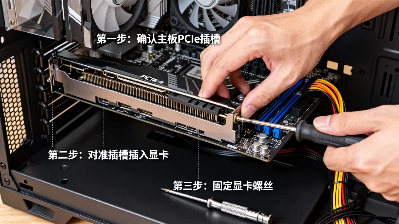 组装机怎么装显卡,电脑组装机安装显卡教程 组装机怎么装显卡,电脑组装机安装显卡教程
