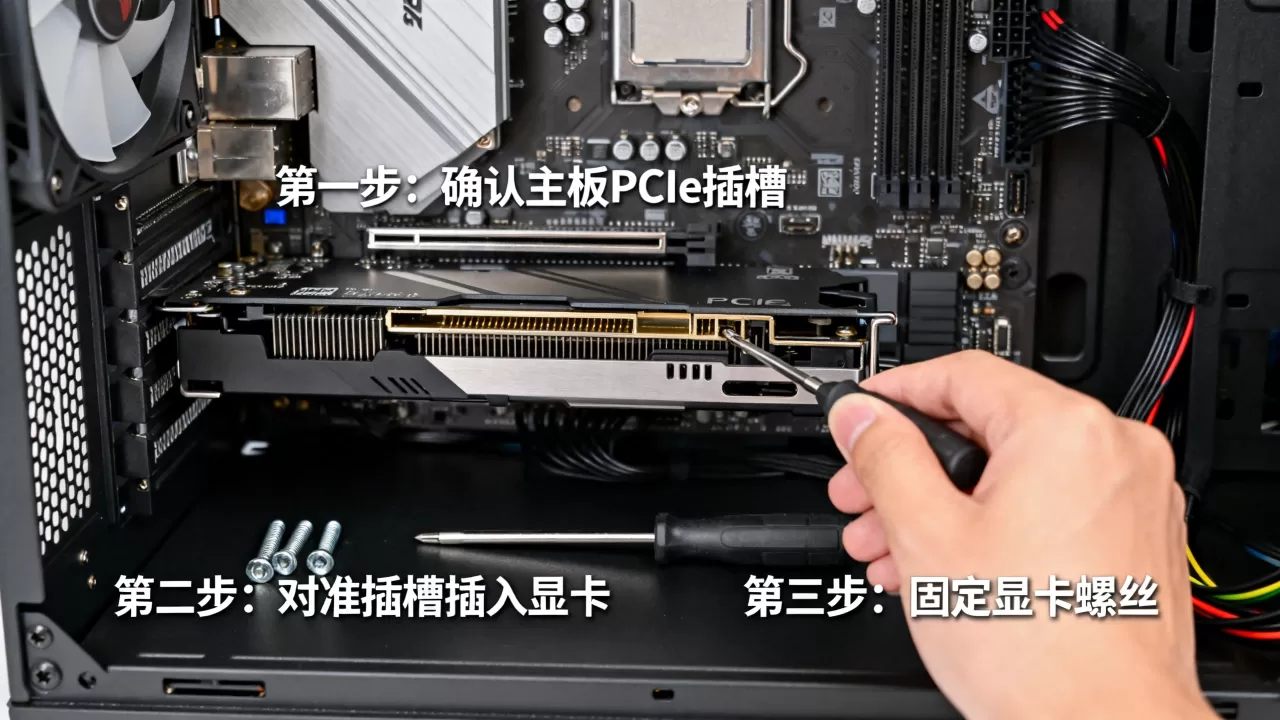 组装机怎么装显卡,电脑组装机安装显卡教程 组装机怎么装显卡,电脑组装机安装显卡教程