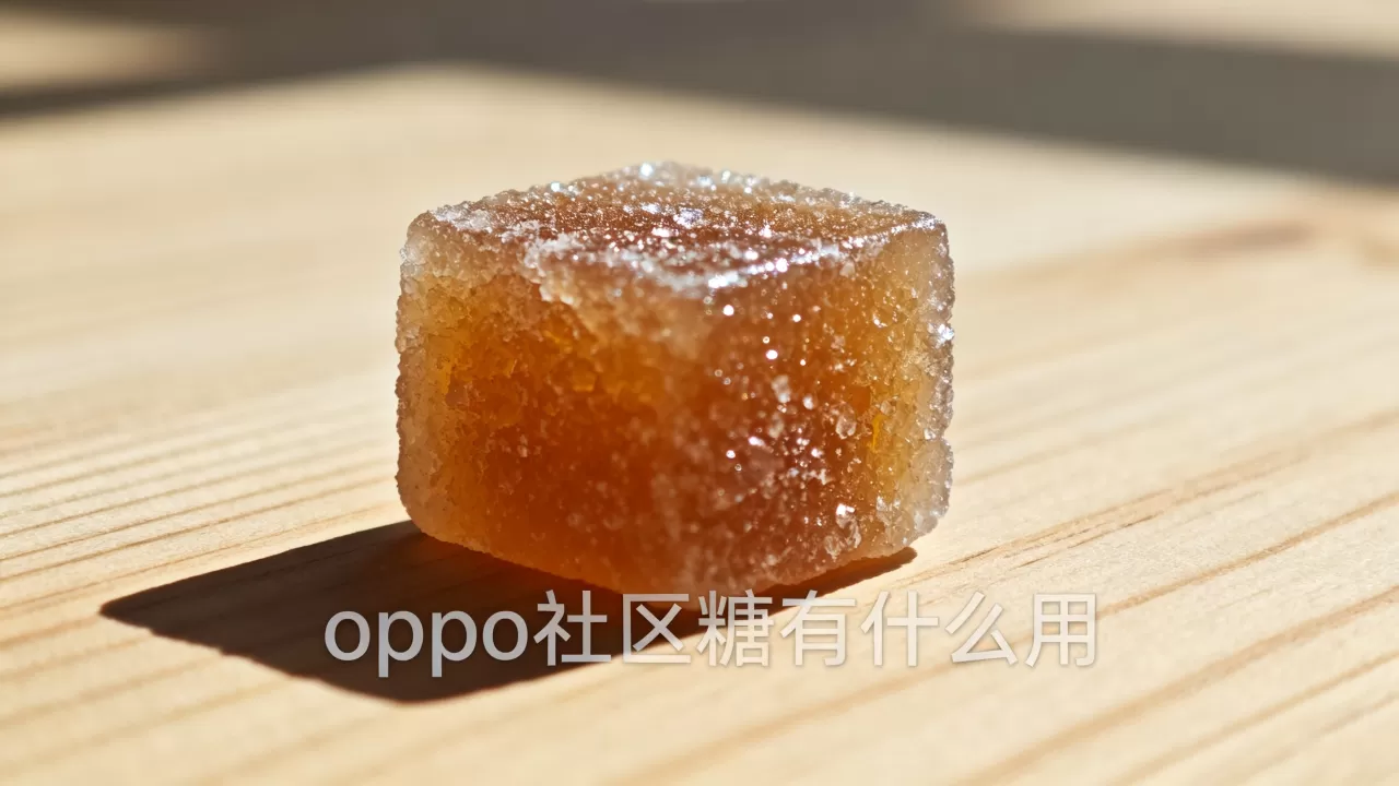 oppo社区糖有什么用，oppo社区糖有什么用
