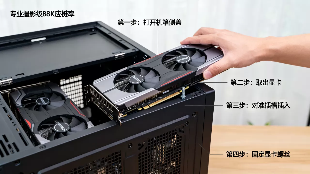 怎样在电脑安装显卡,显卡安装教程 怎样在电脑安装显卡,显卡安装教程