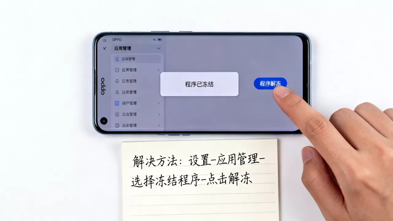 oppo程序冰冻什么意思，手机后台程序被冻结怎么解决