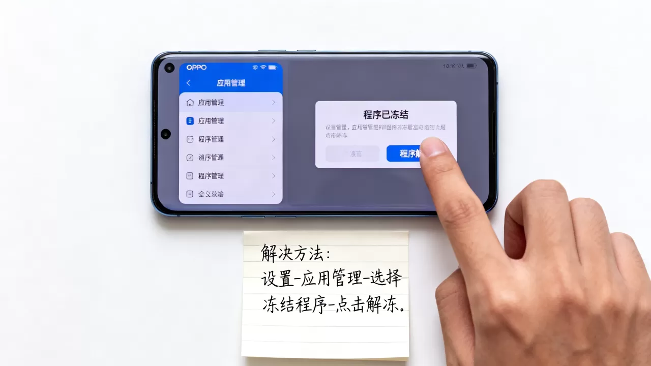 oppo程序冰冻什么意思，手机后台程序被冻结怎么解决