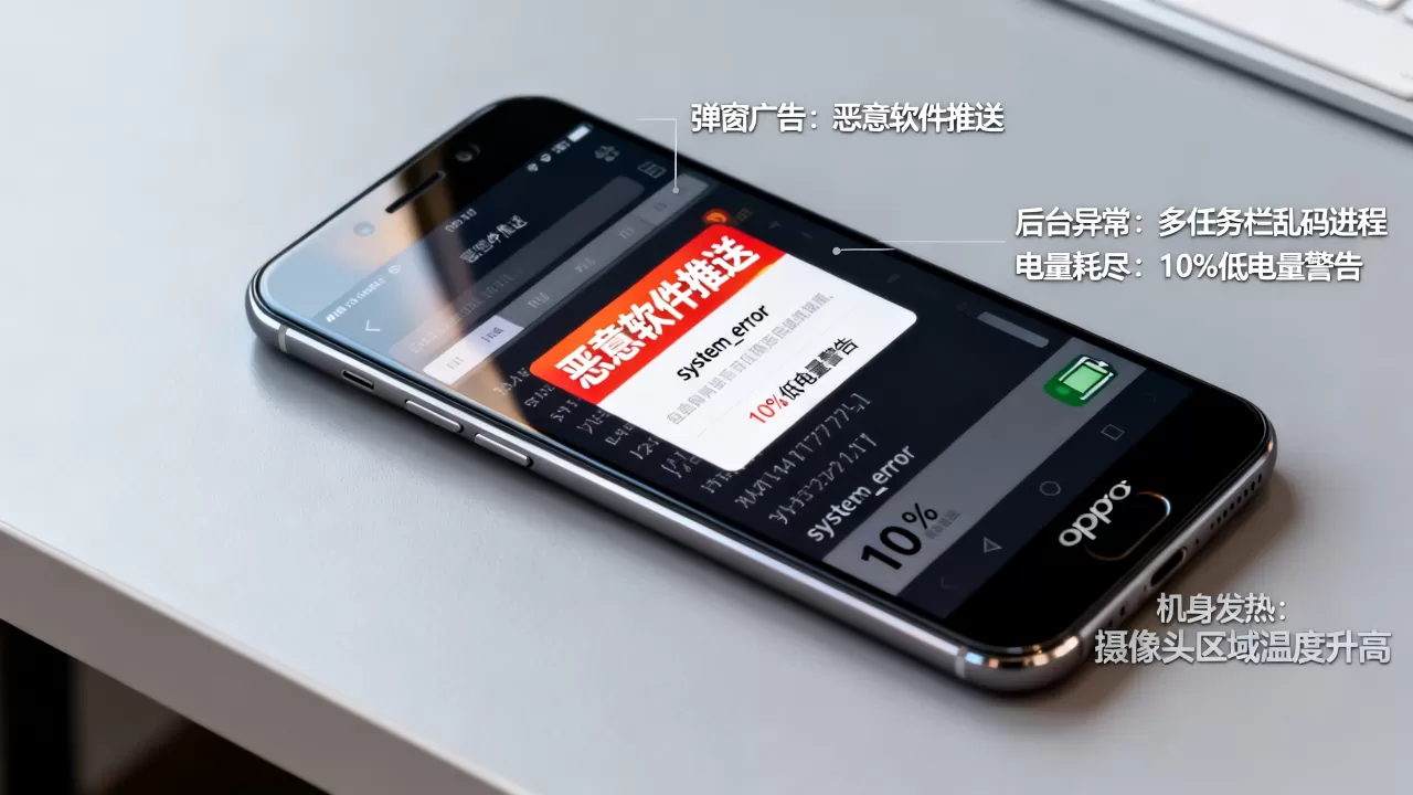 oppor9中病毒什么反应,手机中毒后的典型症状 oppor9中病毒什么反应,手机中毒后的典型症状
