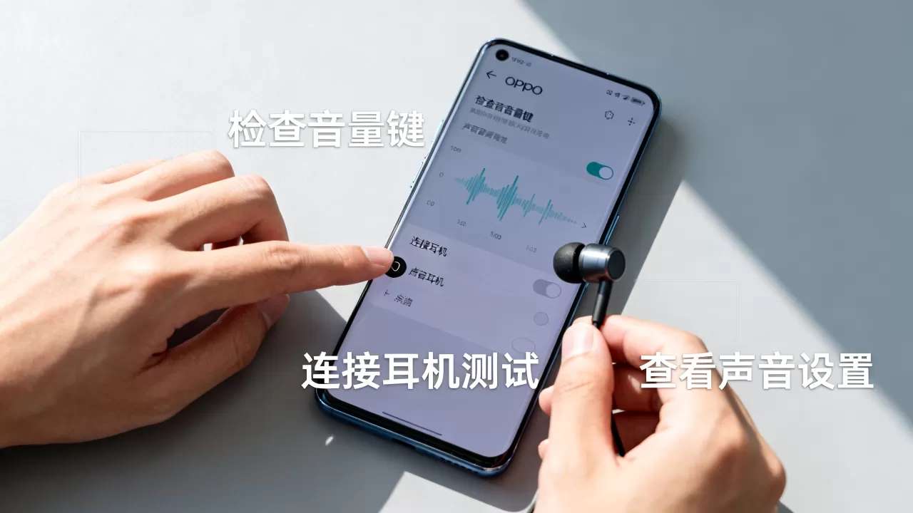 OPPO手机突然没声音怎么办，手机无声排查方法