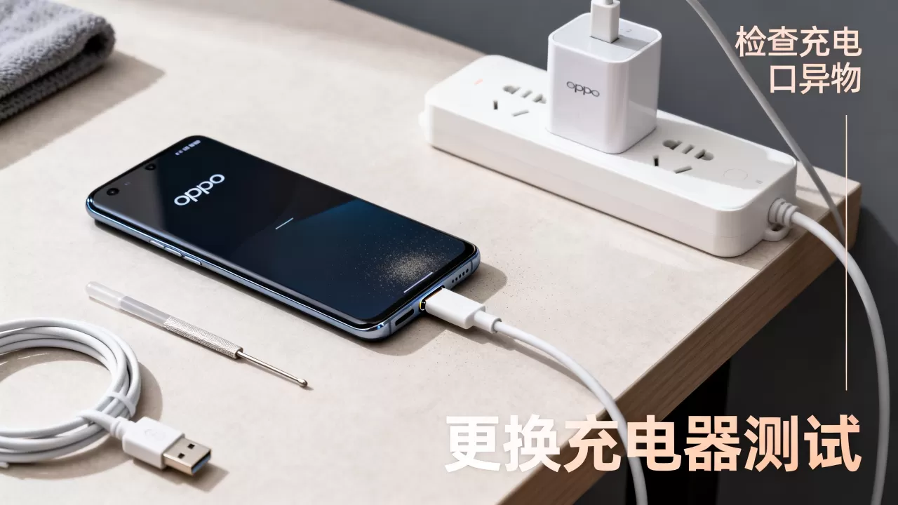 OPPO为什么充不上电？手机充电没反应怎么办
