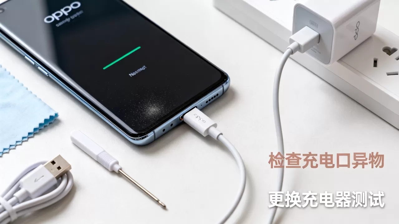 OPPO为什么充不上电？手机充电没反应怎么办